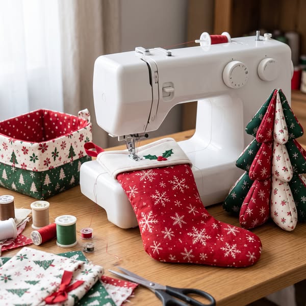 10 Christmas Sewing Projects in One Easy PDF Bundle