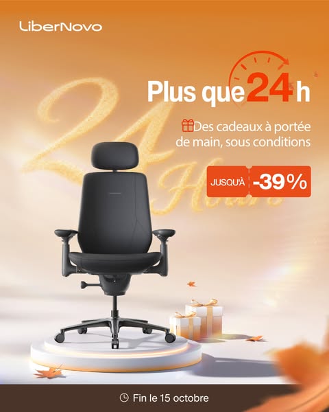 Plus que 24 heures : jusqu’à -39 %
