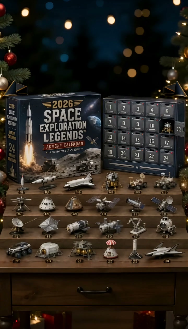 2026 Space Exploration Legends Advent Calendar – 24 Days of Space Missions, 24 Collectible Surprises