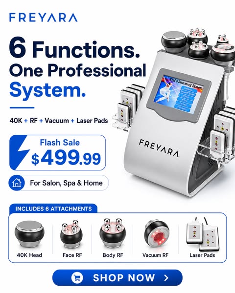 Professional 6-in-1 Cavitation System