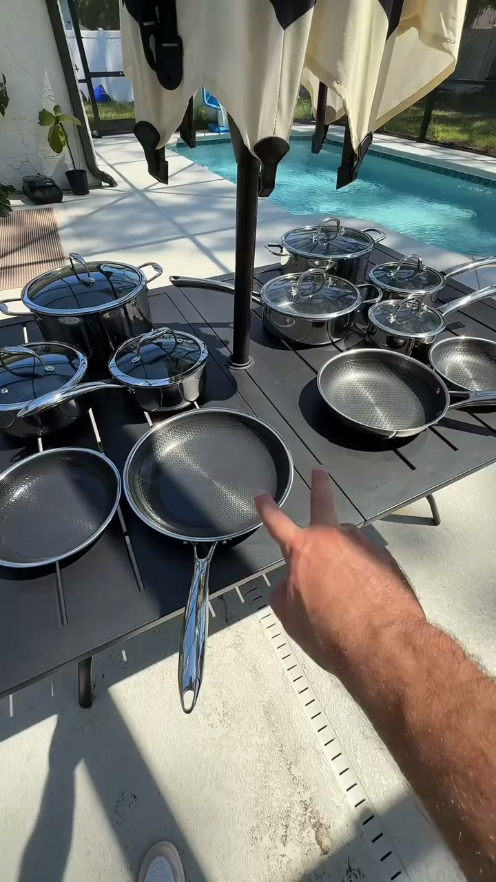 10-Piece & 14-Piece Cookware Set – Cook More, Clean Less