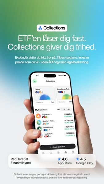 Download Pluto og prøv fremtidens ETF-alternativ