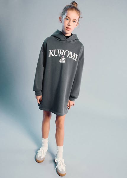 Vestido sweatshirt da Kuromi