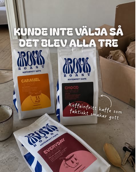Upptäck vårt koffeinfria kaffe