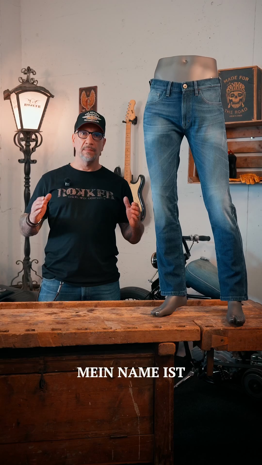 Abriebfeste Motorradjeans mit CE-Level AAA