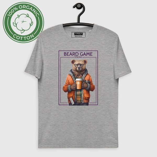 Beard Game organic cotton t-shirt