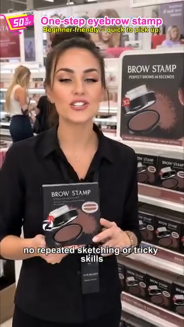 Buy 1 Get 1 Free 50K+ Sold!!!Eyebrow Stamp Powder Kit with Applicator Brush