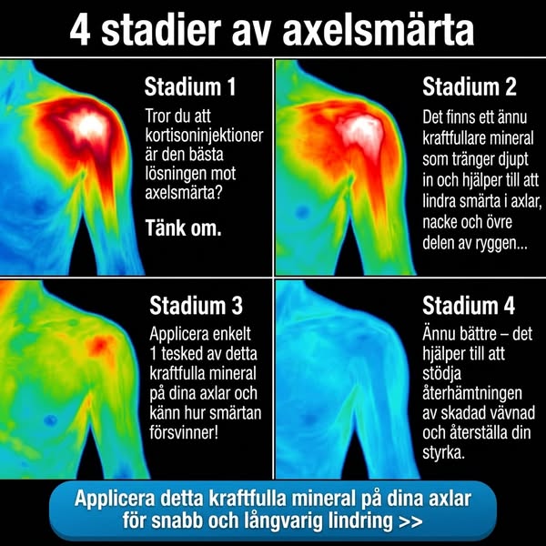 13 års axelsmärta försvann på 2 dagar