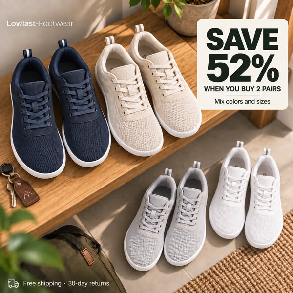 Save 52% When You Buy 2 Pairs