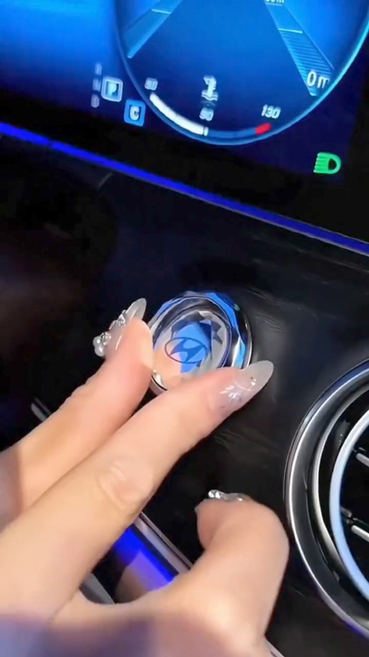 Leather Car Cup Holder Organizer