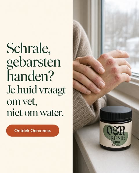 Schrale, gebarsten handen?