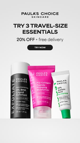 Save 20% on 3 travel sizes