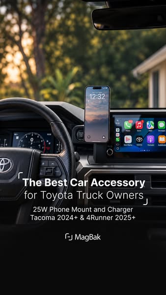 MagBak Toyota Tacoma | 4Runner Wireless Charger