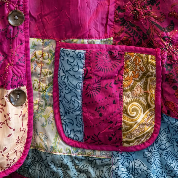 Turn Silk Scraps into a One-of-a-Kind Boho Jacket