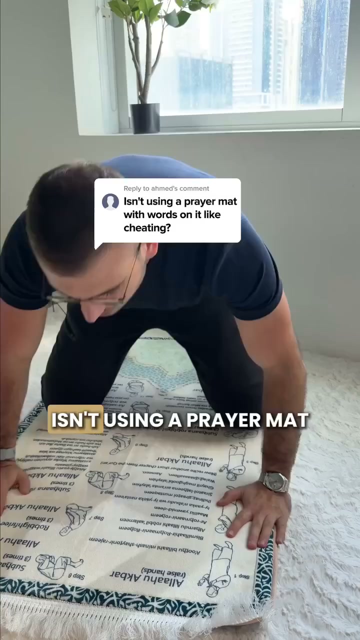 Step-by-Step Phonetic Padded Prayer Mat