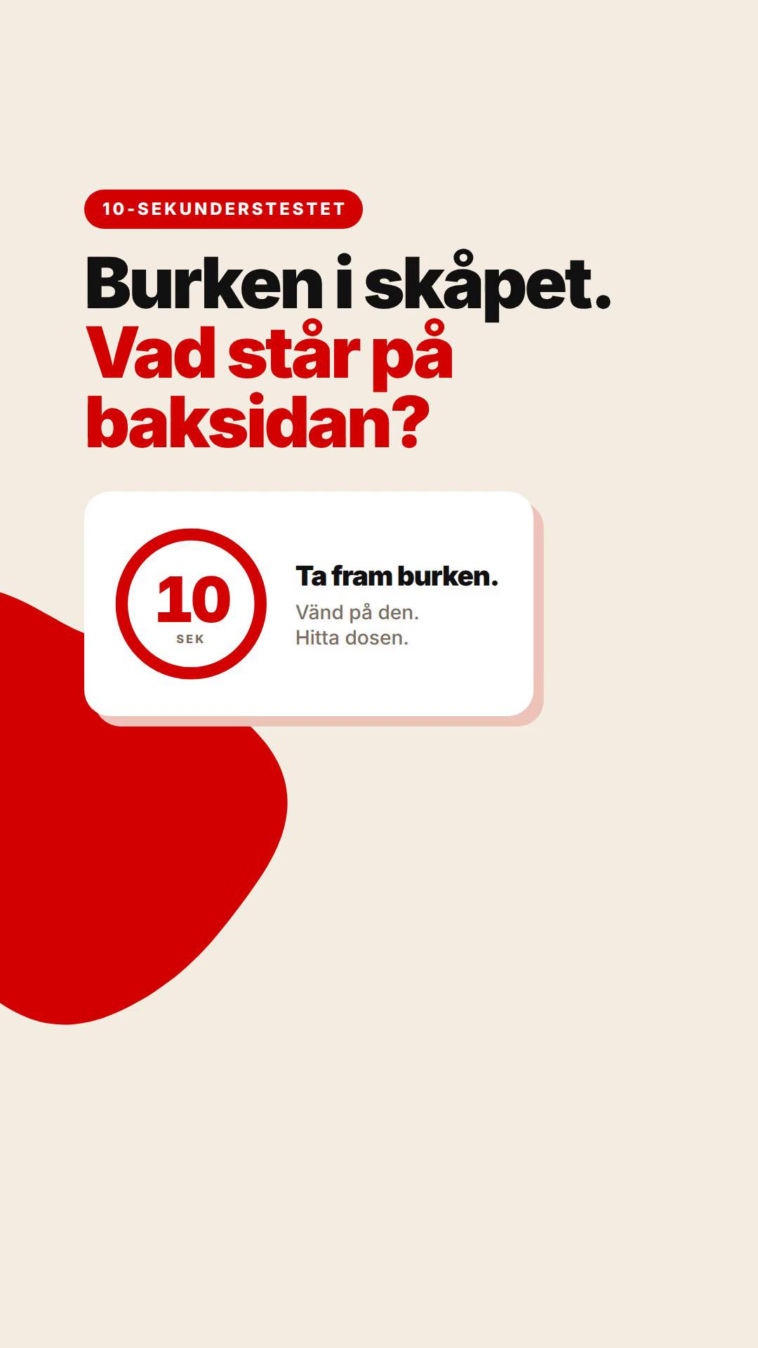 Rätt dos av rätt saker.