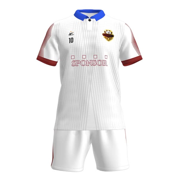 In Stock Match Jersey Breathable Lightweight 100% Polyester Anti-Bacterial Mesh Moisture-Wicking Quick Dry for Match Days