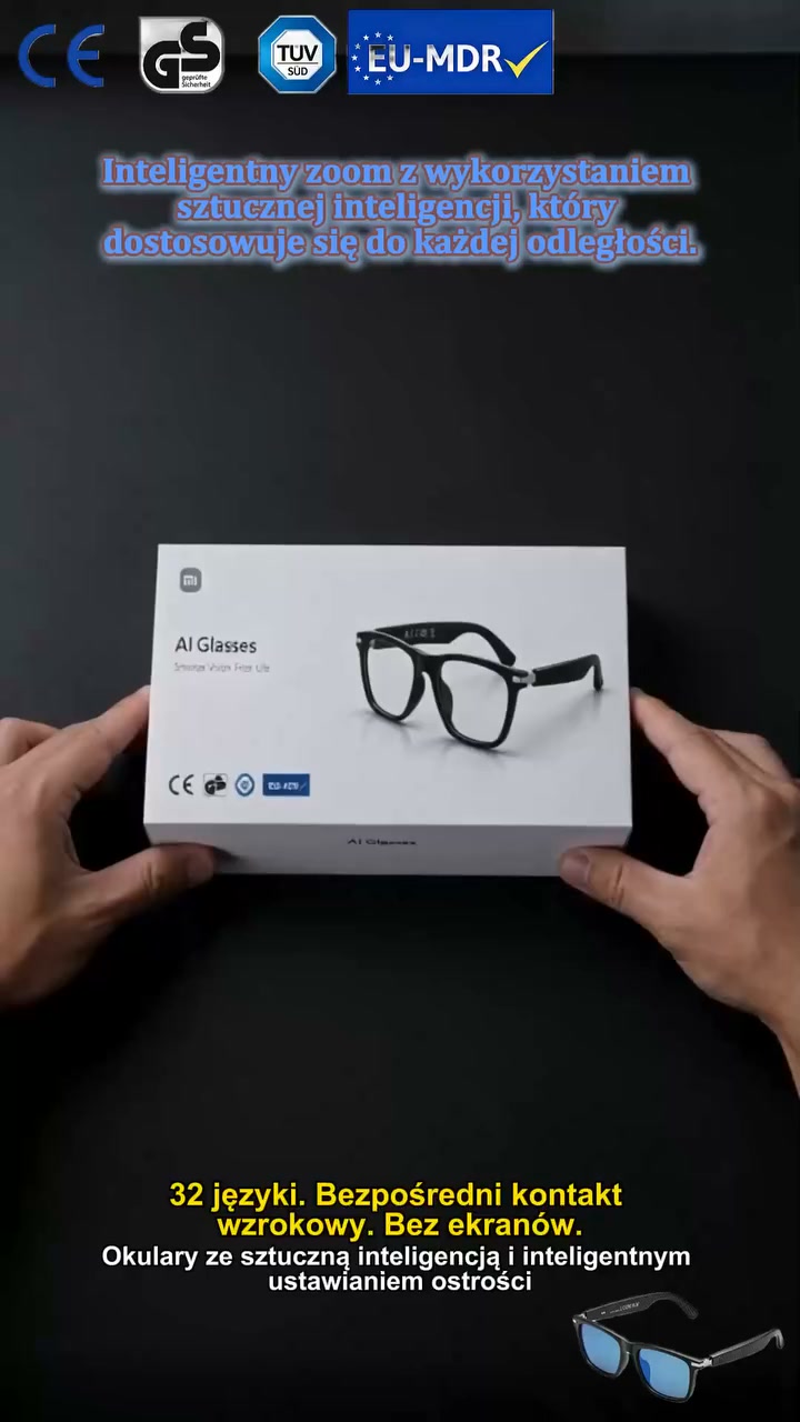 Rozmawiaj bez barier! Okulary fotochromowe z tłumaczem AI