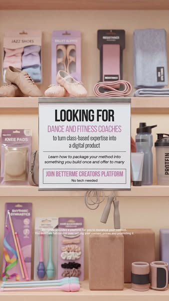Launch your online business with BetterMe Creator Platform now!