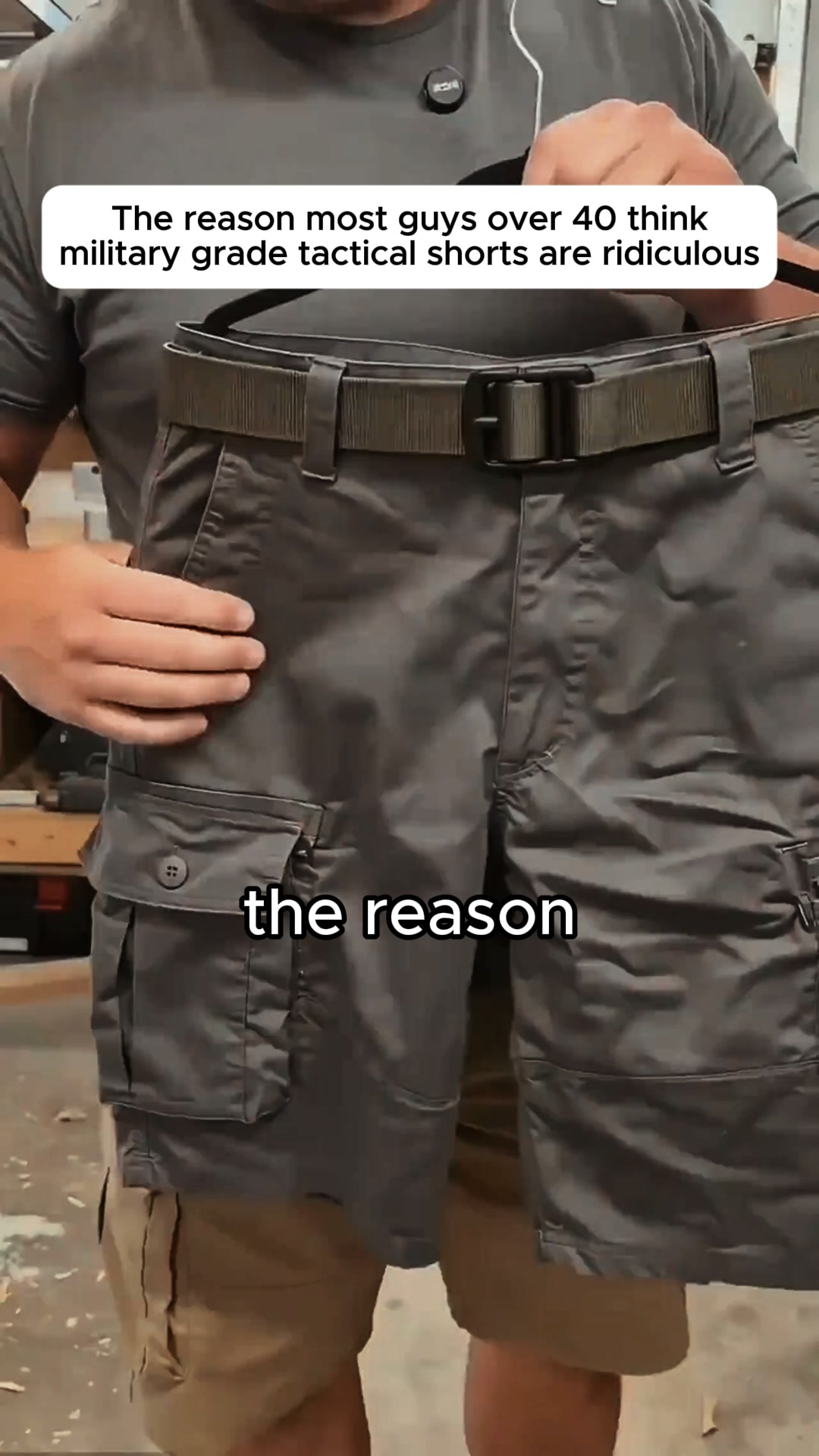 Ultra-Durable Waterproof Cargo Shorts
