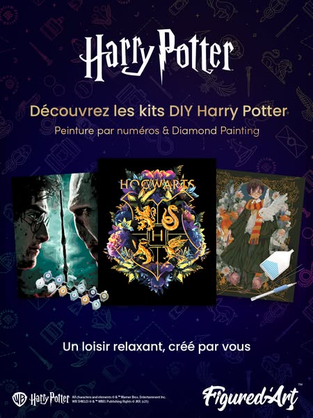 Peinture par Numéros Harry Potter - Licence Officielle | Figured'Art