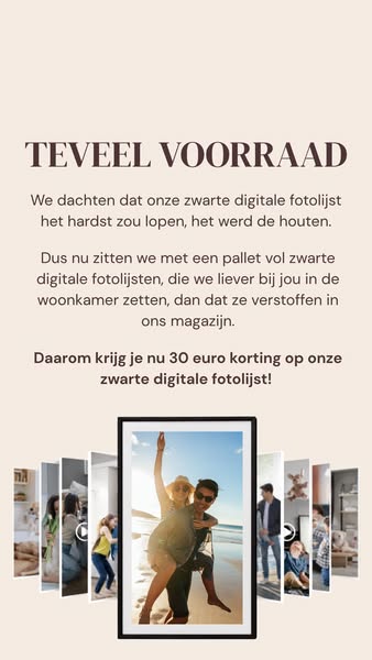 Zolang de voorraad strekt