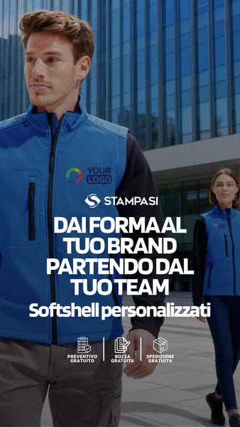 Softshell personalizzati per il tuo team