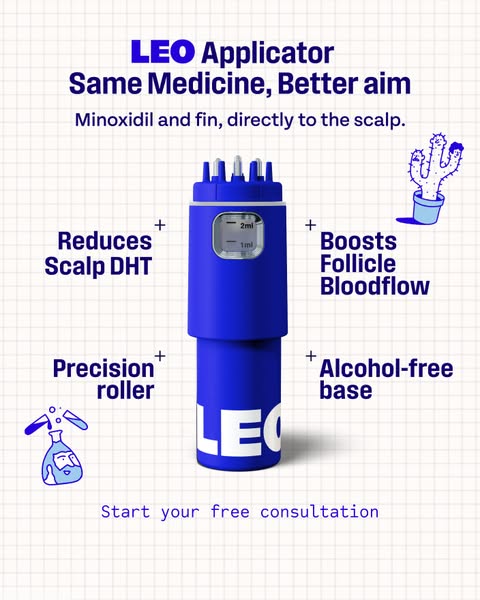 LEO Hair | Advanced Hair Loss Treatment with Precision Applicator