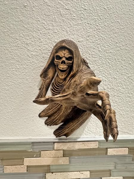 Skeleton Hand Gothic Horror Wall Decor - Dark Home Decor Statement Wall