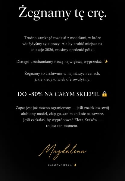 Do -80% na całym sklepie