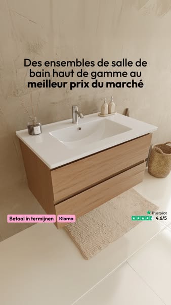 Meubles de salle de bain de luxe à prix abordable !