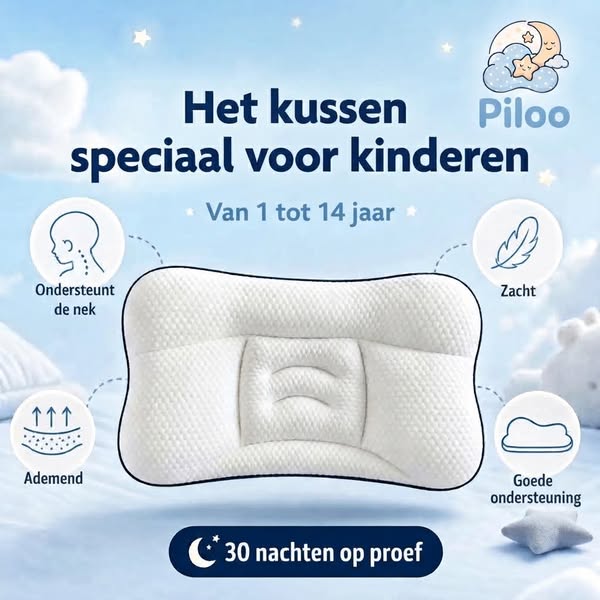 Het kussen dat voor kinderen is ontworpen