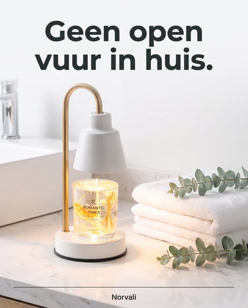 Geen open vuur in huis