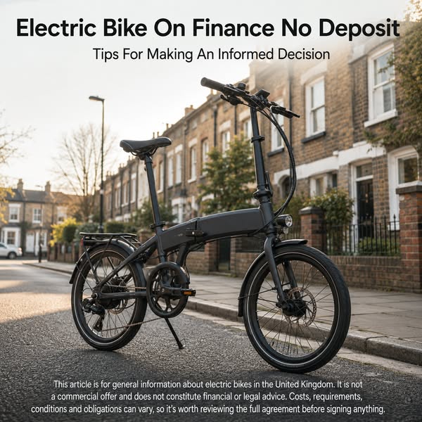Electric Bike On Finance No Deposit