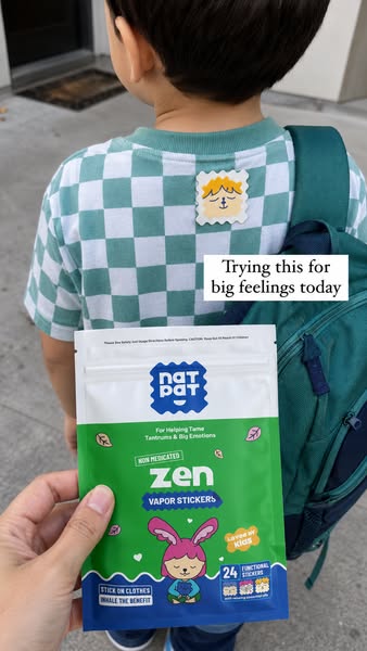 Sticker Power for Peaceful Moments! Zenpatch Calms Moods Naturally