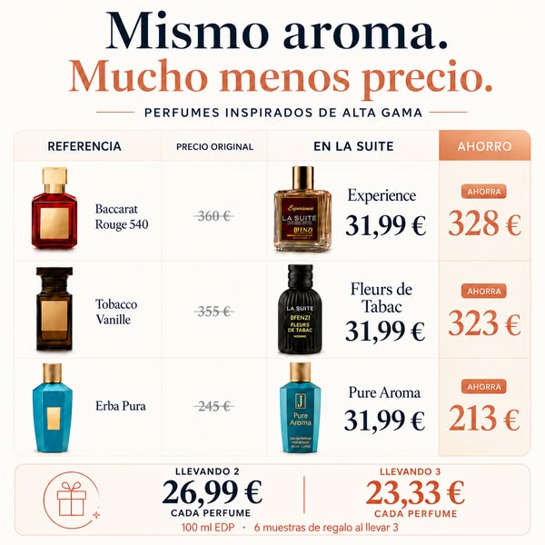Oler bien sin pagar 200 €