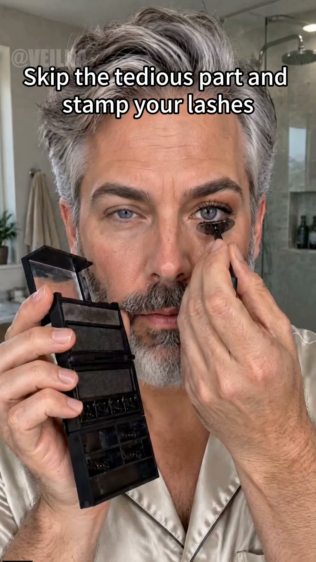 3-in-1 Eye Makeup Stamp for Effortless Lashes & Liner