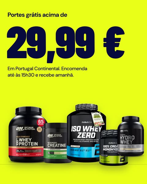Portes grátis acima de 29,99 €