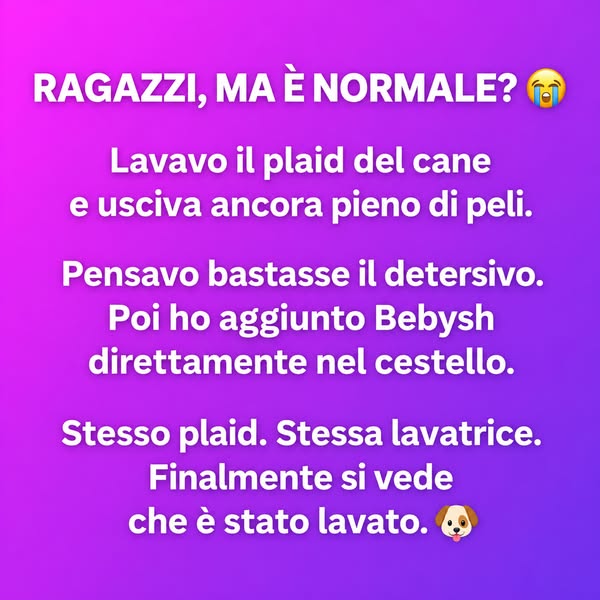 Una dose nel cestello
