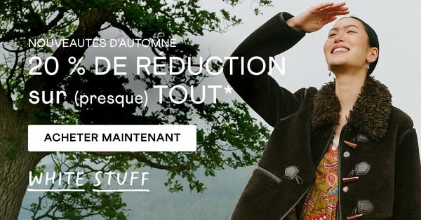 20 % sur les pièces pour temps froid