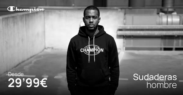 ¡Sudaderas Champion a 29,99€!