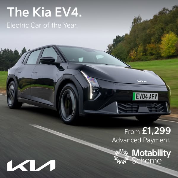 The Kia EV4 - Electric Car of the Year.