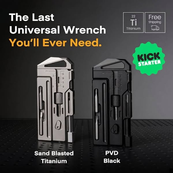 Titanium Multi-Tool Wrench System