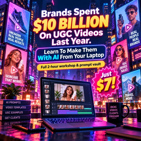 [$27] Create AI UGC Videos