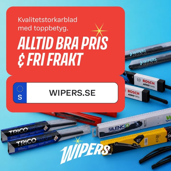 Hitta rätt torkarblad på sekunder