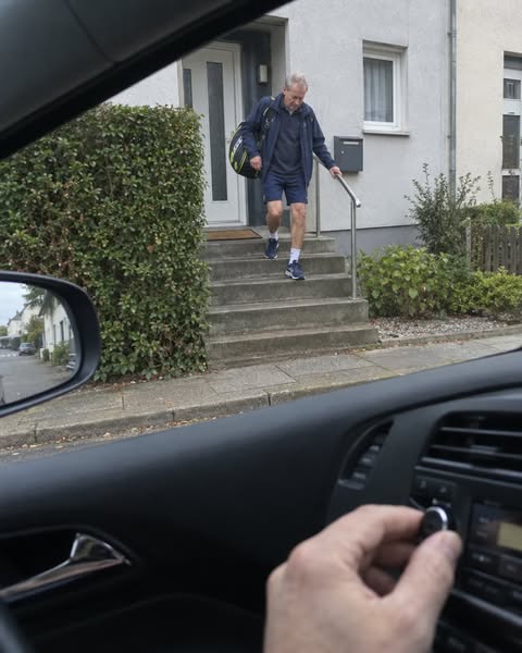 Fast verlor er seinen Platz in der Tennismannschaft