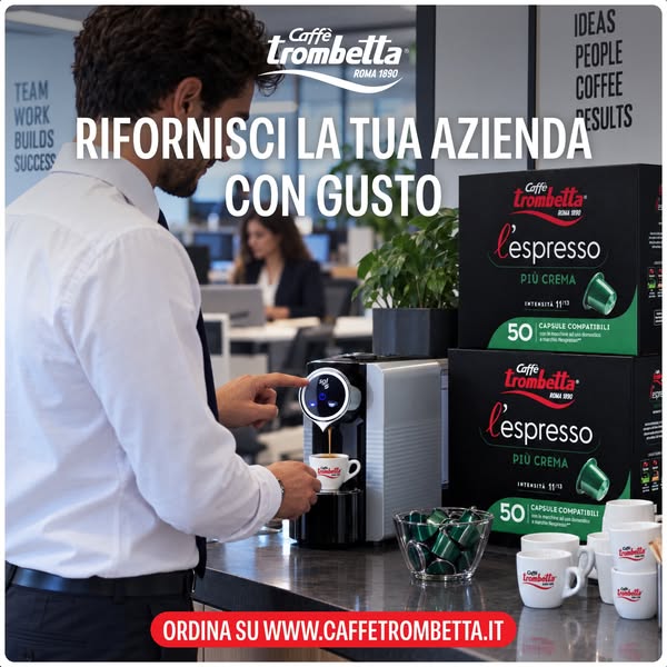 Fai scorta di caffè per la tua azienda