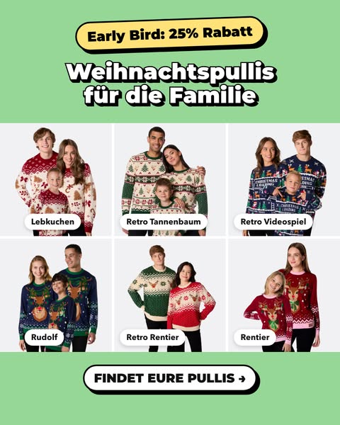 25% auf Weihnachtspullis