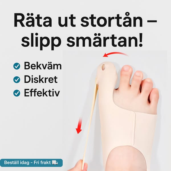 Trött på obekväma skor och fotstöd som inte fungerar?