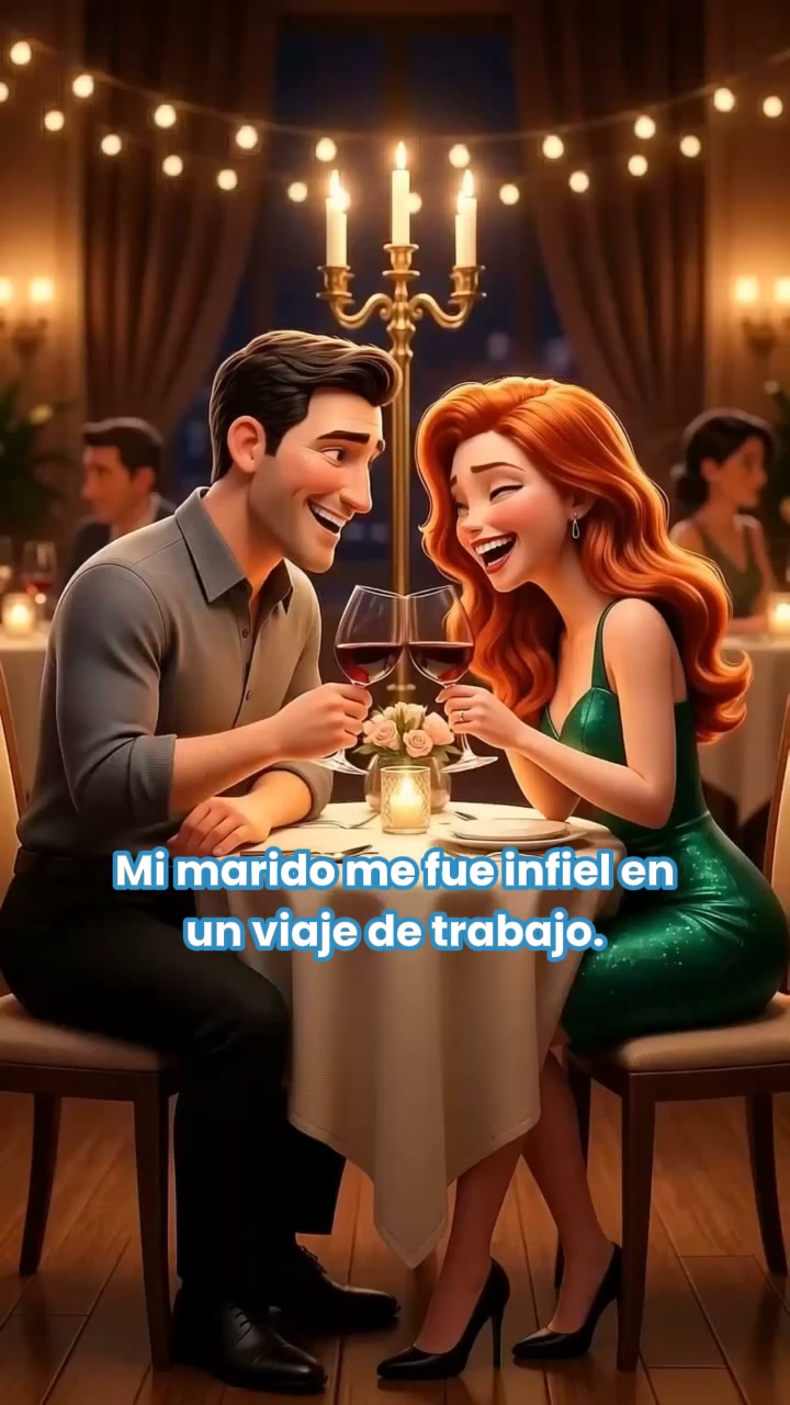 Se fue con ella. Después no dejó de mirarme.